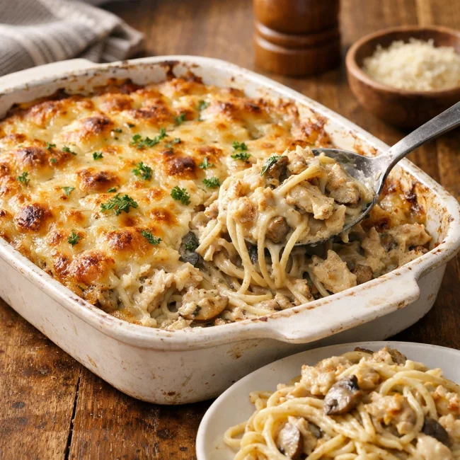 Classic Chicken Tetrazzini