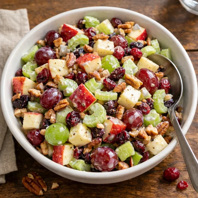 Classic Cranberry Pecan Waldorf Salad