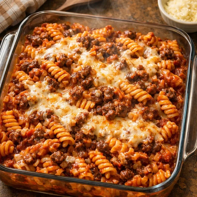 Classic Hamburger Casserole