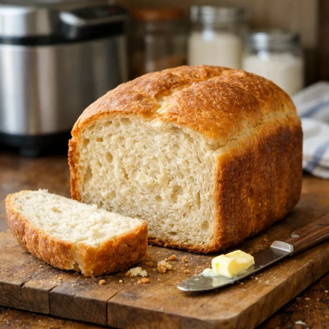Classic Homemade Bread Machine Bread