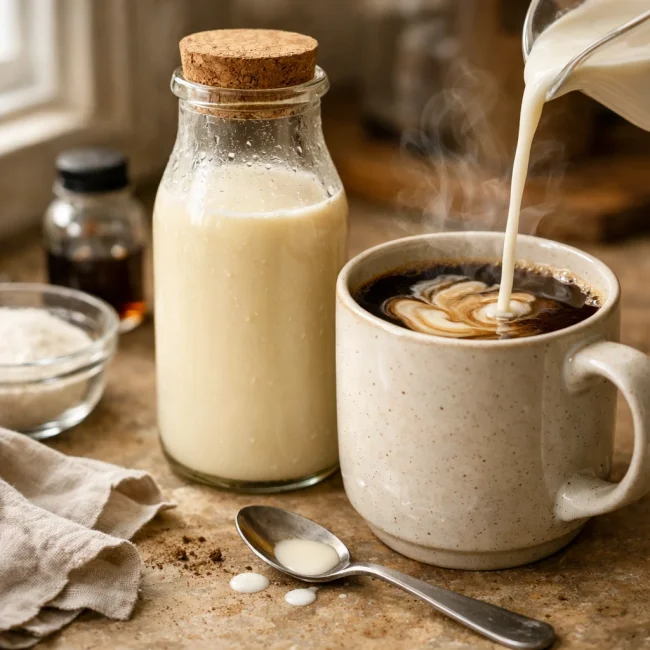 Classic Homemade Coffee Creamer