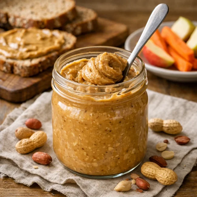 Classic Homemade Peanut Paste
