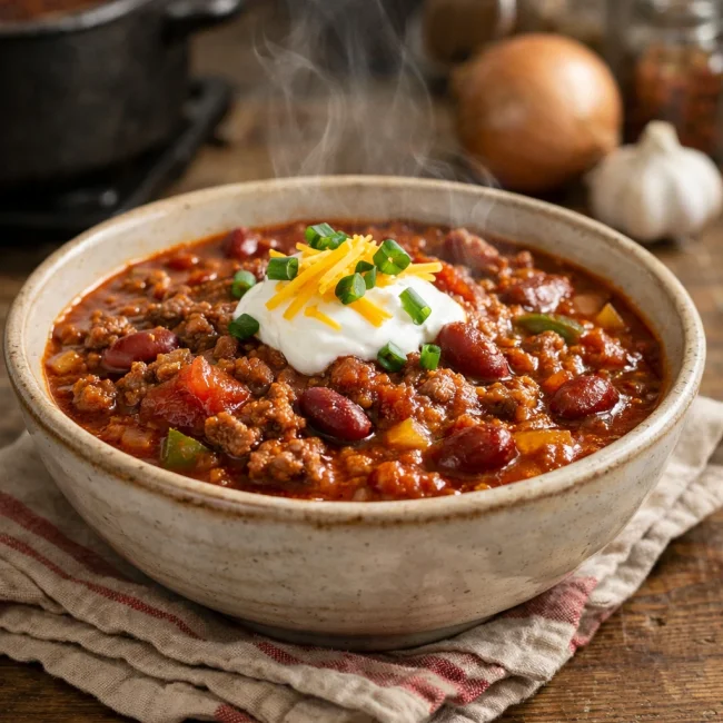 Classic Homestyle Chili