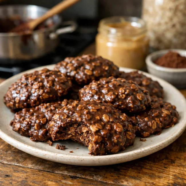 Classic No-Bake Oatmeal Cookies