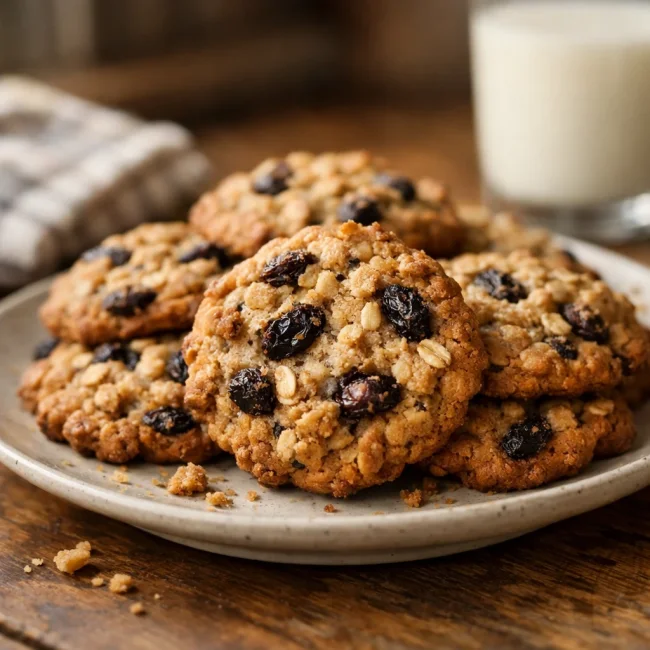 Classic Oatmeal Raisin Cookies