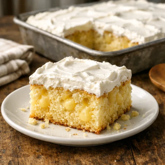 Classic Pudding Poke Cake