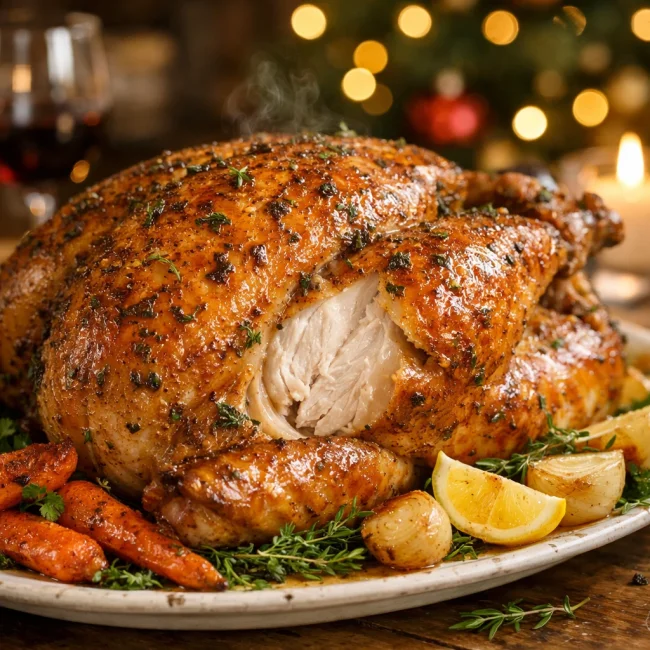 Classic Roast Turkey with Herb Butter