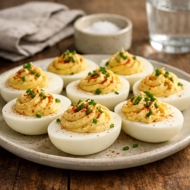 Classic Savory Deviled Eggs