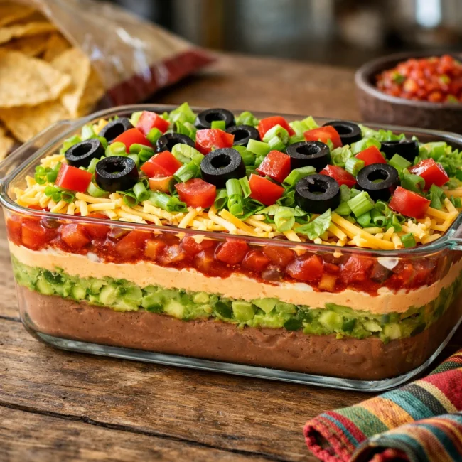 Classic Seven-Layer Fiesta Dip