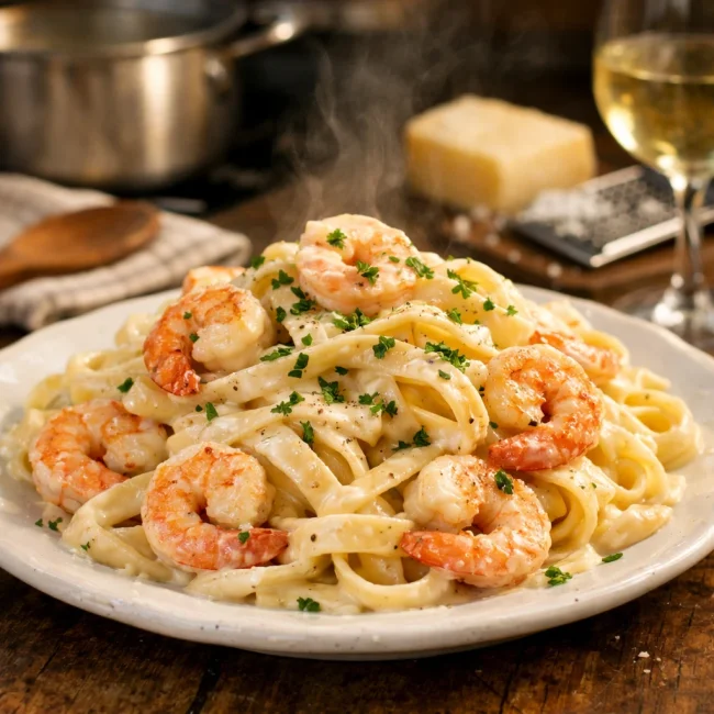Classic Shrimp Alfredo