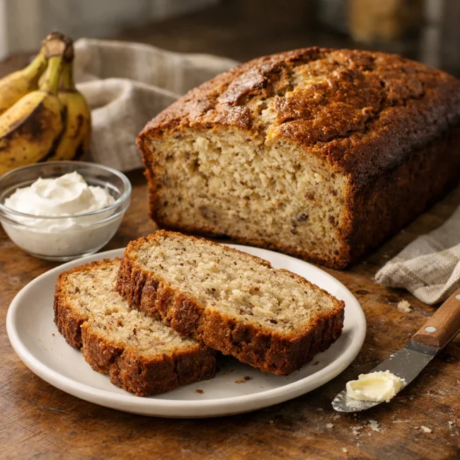 Classic Sour Cream Banana Bread