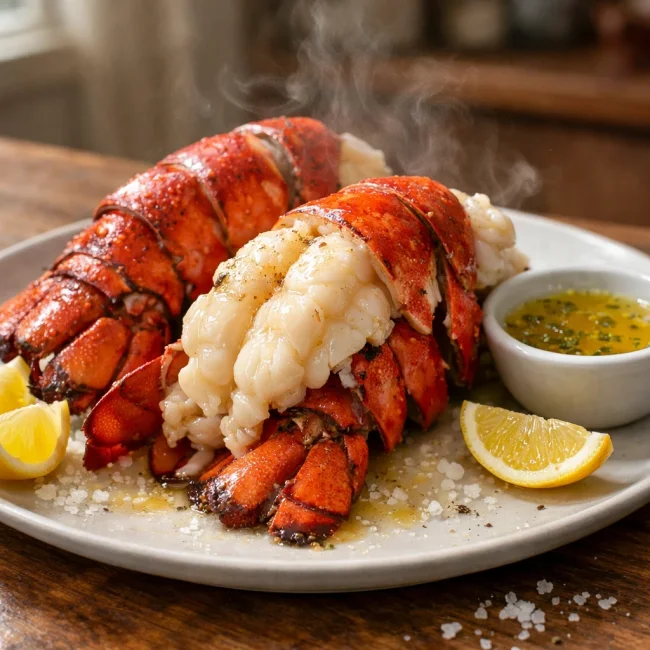 Classic Steamed Lobster Tails