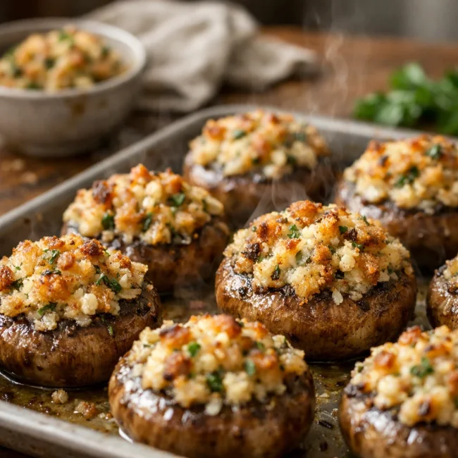 Classic Stuffed Mushrooms