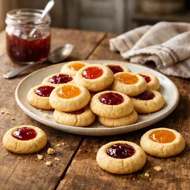 Classic Thumbprint Cookies