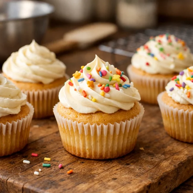Classic Vanilla Cupcakes