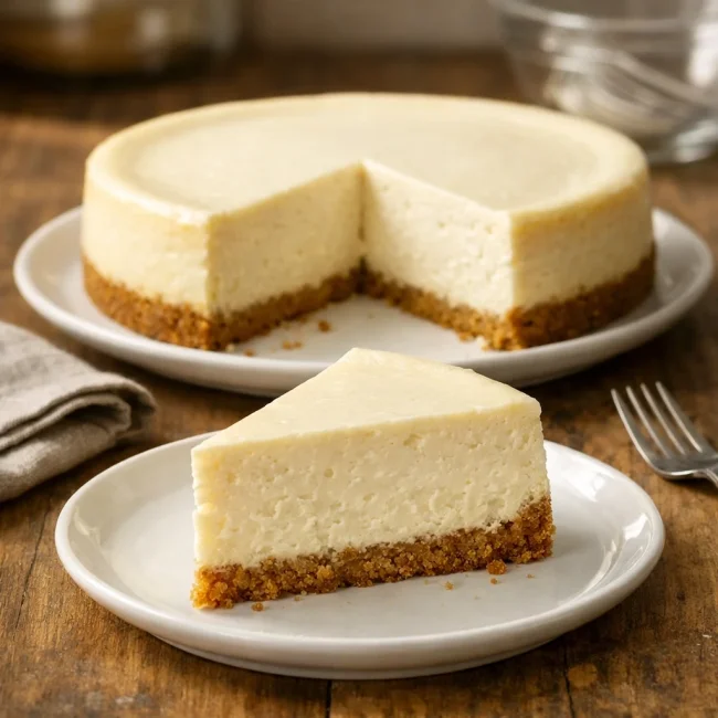 Classic Velvety Cheesecake