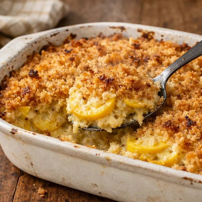 Classic Yellow Squash Casserole