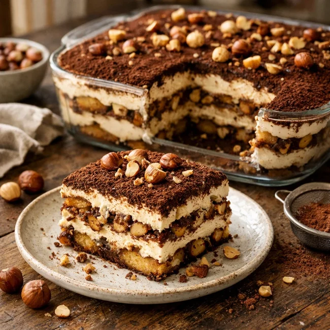 Cocoa Hazelnut Tiramisu