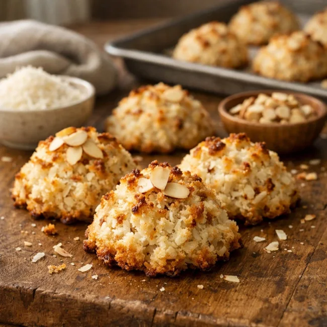 Coconut Almond Bliss Macaroons