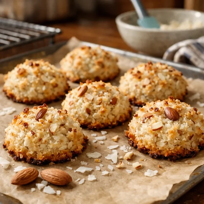 Coconut Almond Delight Macaroons