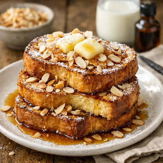 Coconut Almond French Toast