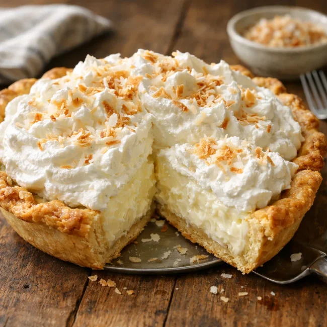 Coconut Delight Cream Pie