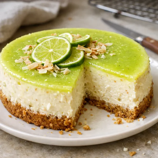 Coconut Lime Cheesecake