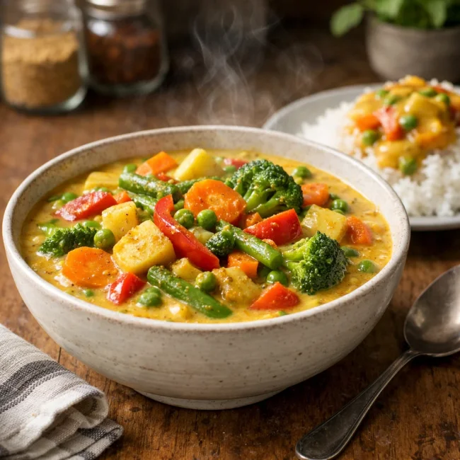 Coconut Milk Curry with Vegetables