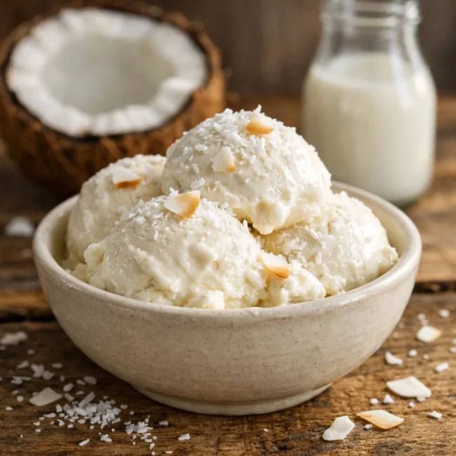 Coconut Milk Ice Cream