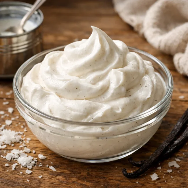 Coconut Vanilla Whipped Cream