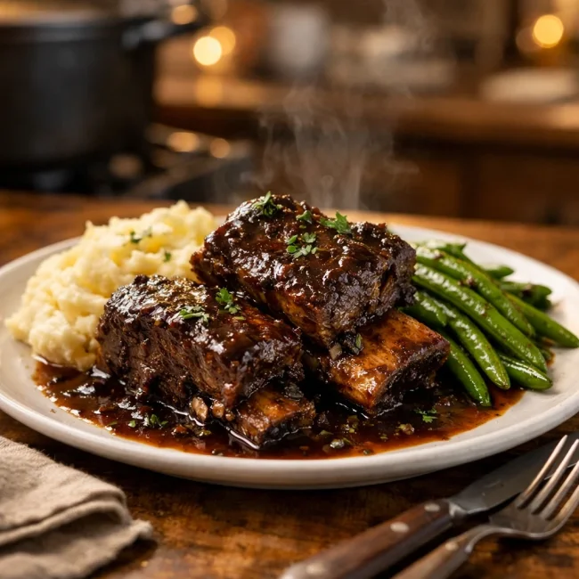 Coffee-Infused Braised Short Ribs