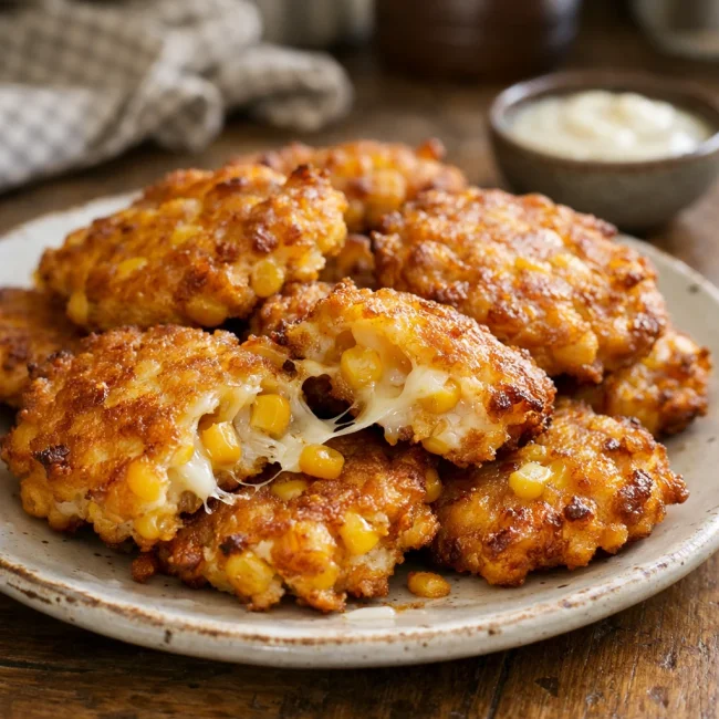 Corn and Cheese Fritters