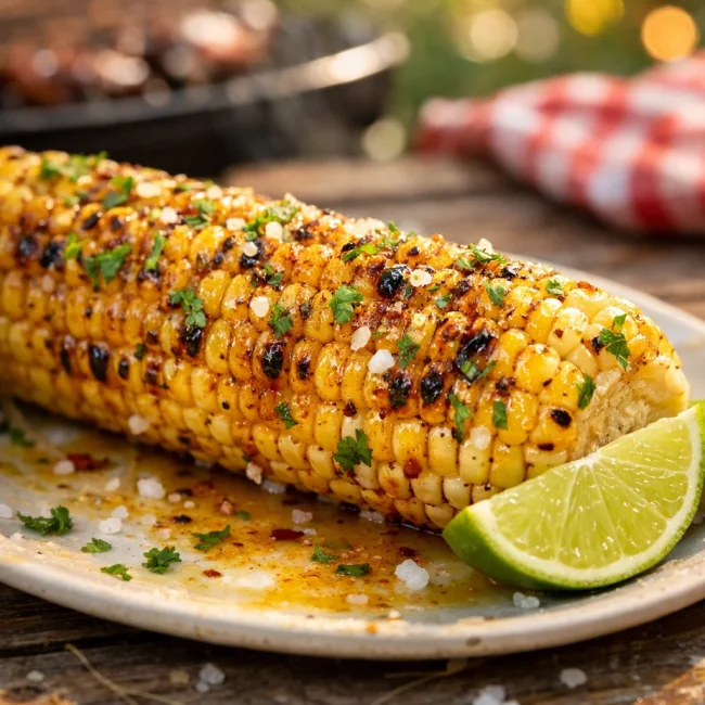Corn on the Cob with Chili Lime Butter