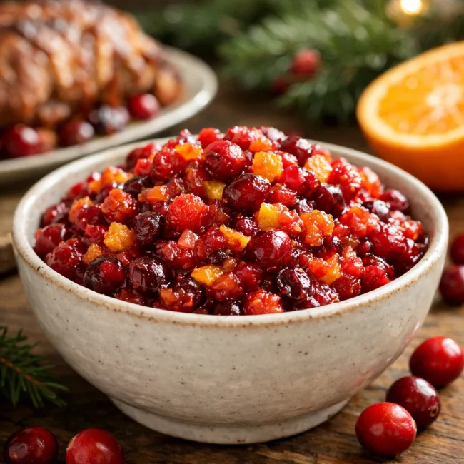 Cranberry and Orange Relish