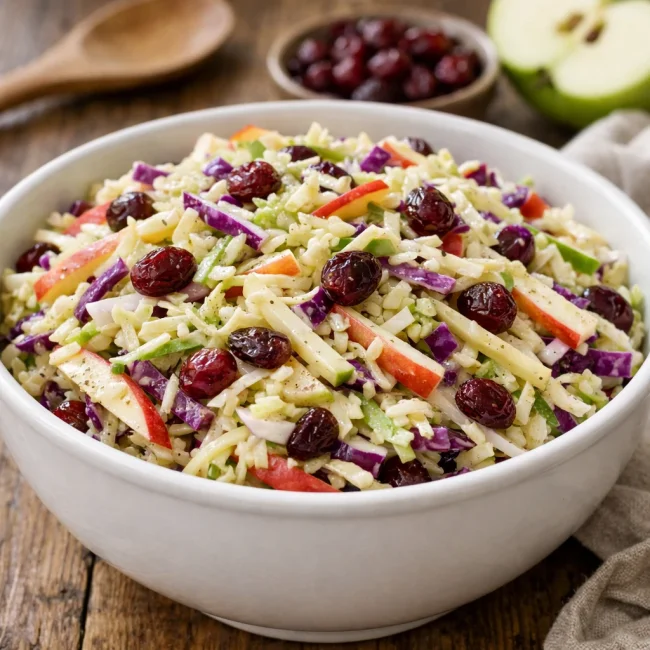 Cranberry Apple Coleslaw