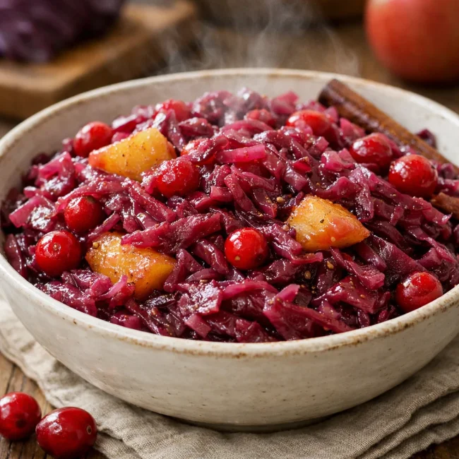 Cranberry Apple Red Cabbage