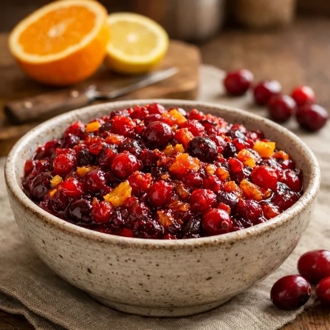 Cranberry Citrus Relish Delight