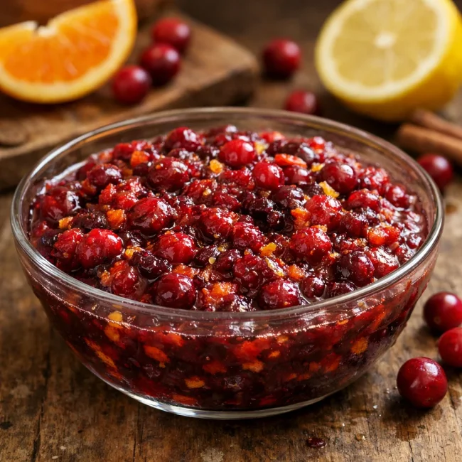 Cranberry Citrus Relish