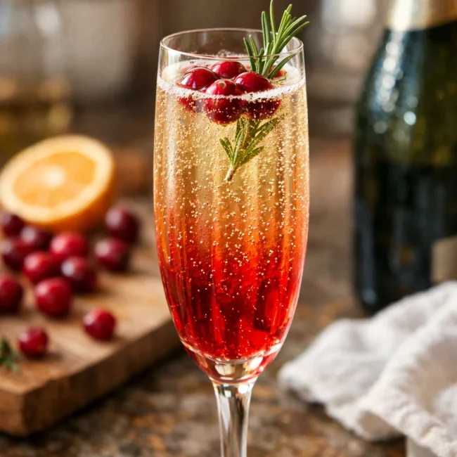 Cranberry Mimosa
