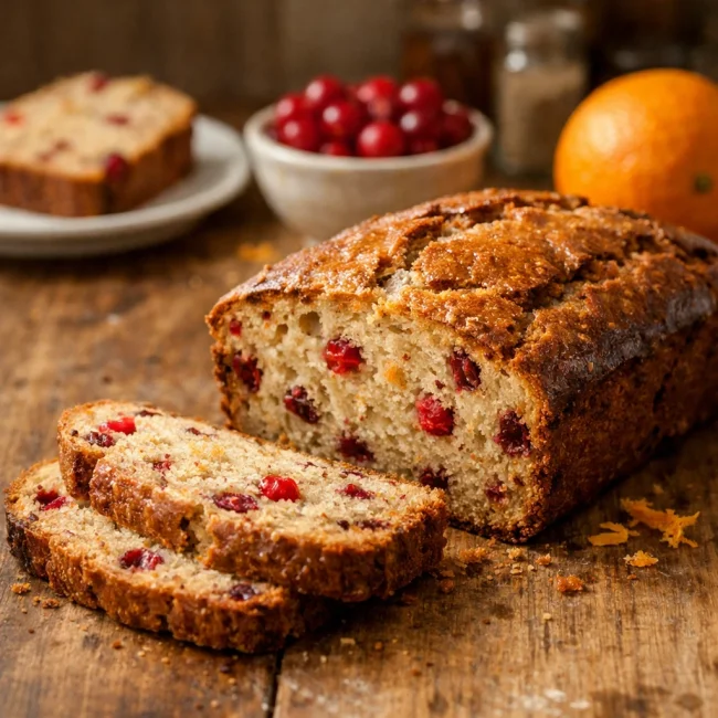 Cranberry Orange Spice Bread