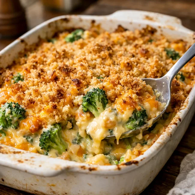 Creamy Broccoli Cheese Casserole