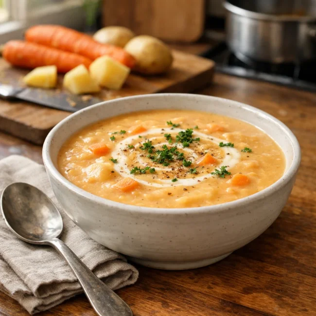 Creamy Carrot Potato Soup