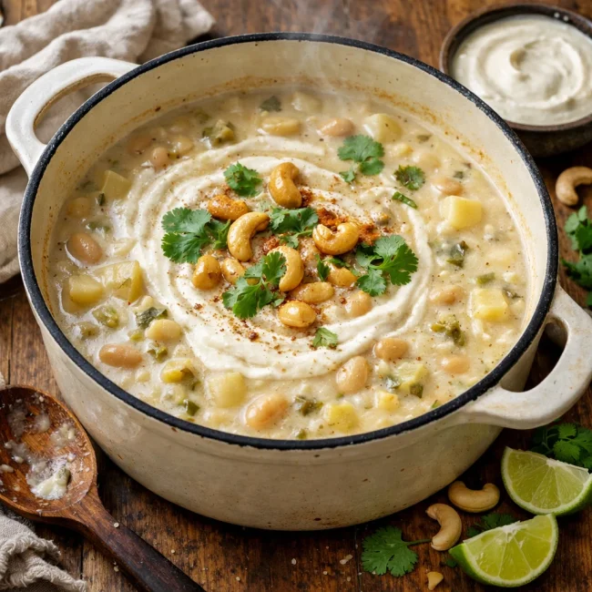 Creamy Cashew White Chili