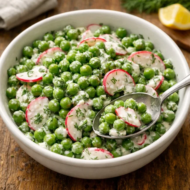 Creamy Dill Pea Salad