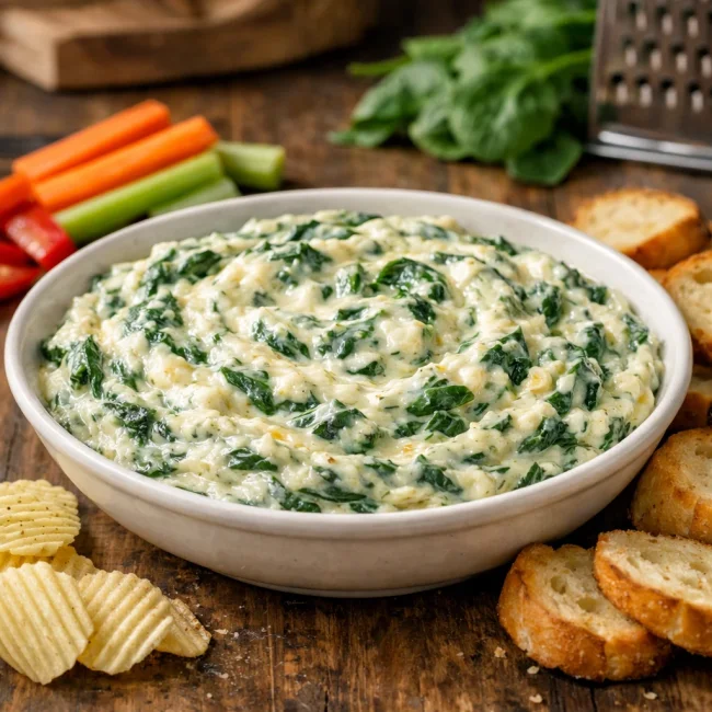 Creamy Garden Spinach Dip