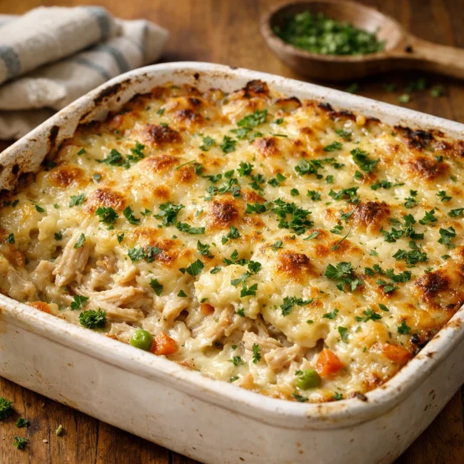 Creamy Herb & Chicken Bake