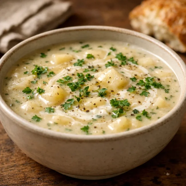 Creamy Herb & Potato Soup