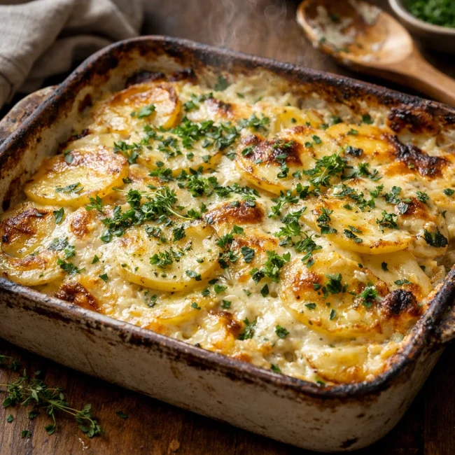 Creamy Herb Potato Casserole
