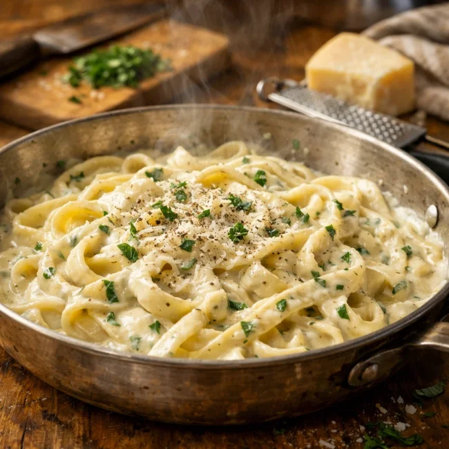 Creamy Herbed Alfredo Sauce