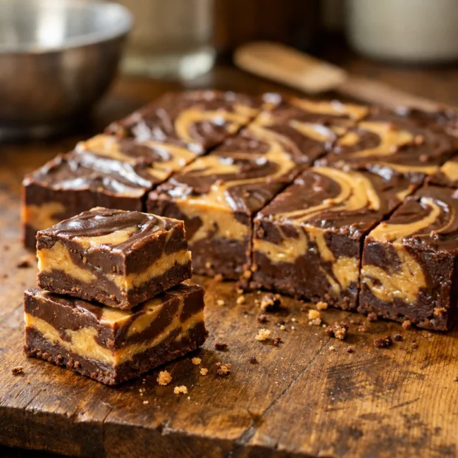 Creamy Peanut Butter Chocolate Fudge